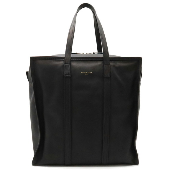 Balenciaga Handbags - BALENCIAGA Bazaar Shopper M Tote Bag Shoulder Leather Black 443097